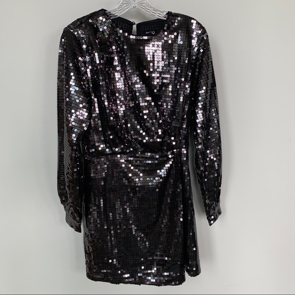 NBD Sequin Ling Sleeve Dress Size S